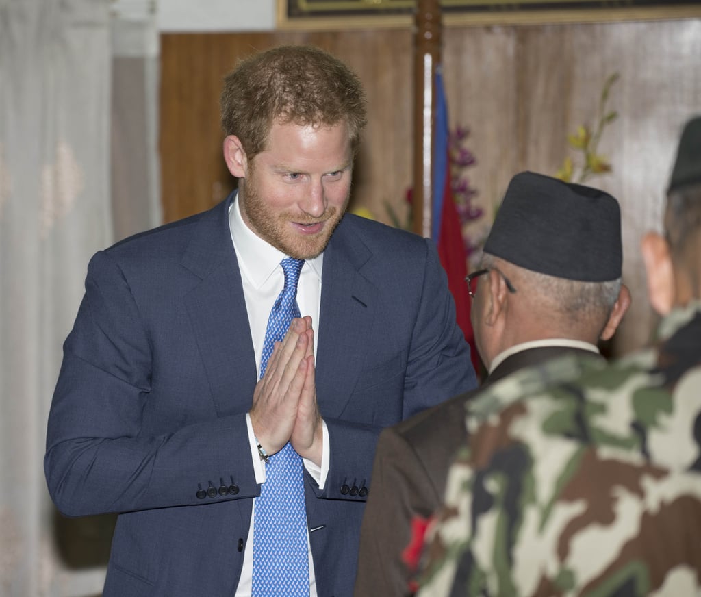 Prince Harry Visits Nepal March 2016