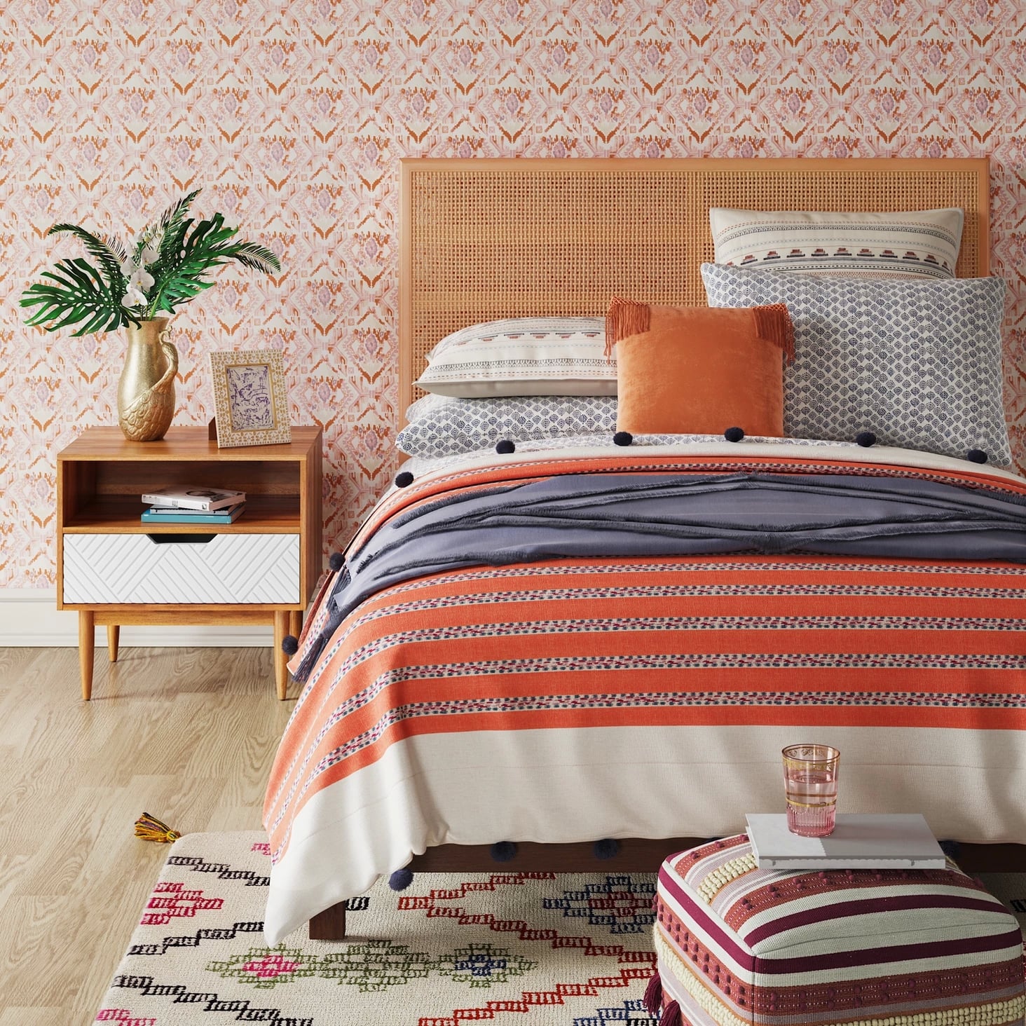 Target online cane headboard