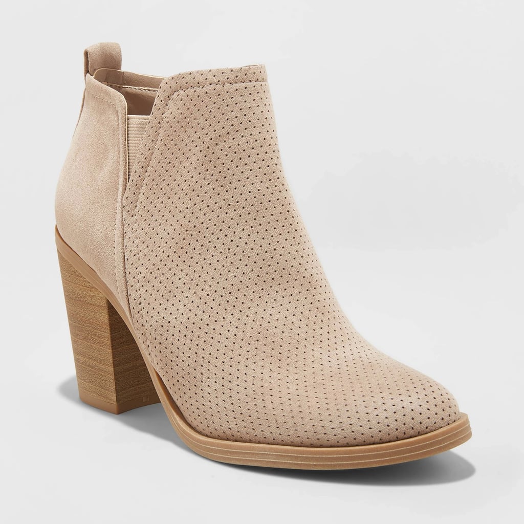 Universal Thread Avalyn Microsuede Laser Cut Booties