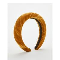 V by Very Ochre Velvet Padded Headband