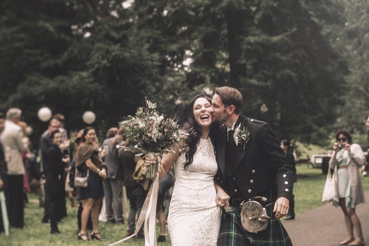 Britt and Alex, who are both actors, married each other on an | The