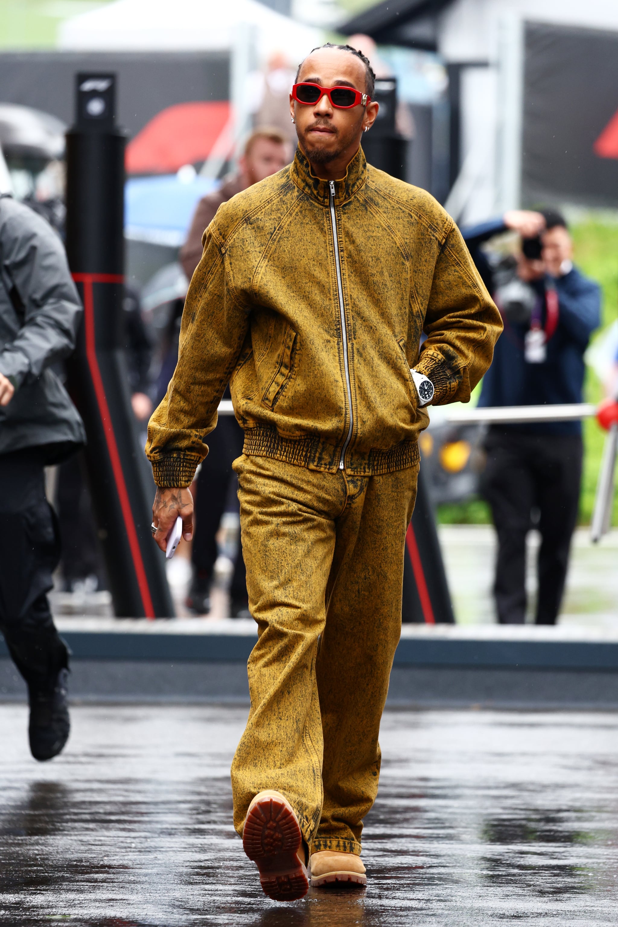 Lewis Hamilton's outfit 30.04.2023 in 2023