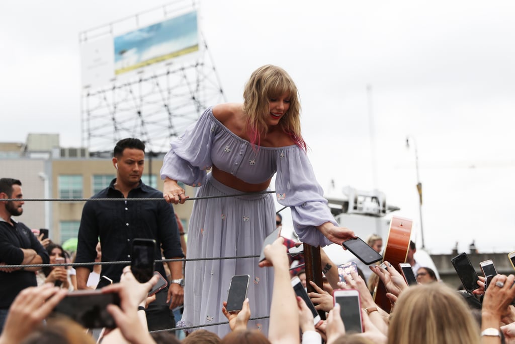 Taylor Swift's Butterfly Crop Top and Skirt April 2019