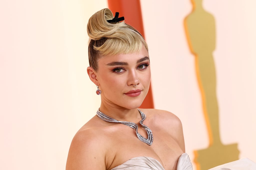 Florence Pugh's Faux Bangs at the Oscars 2023
