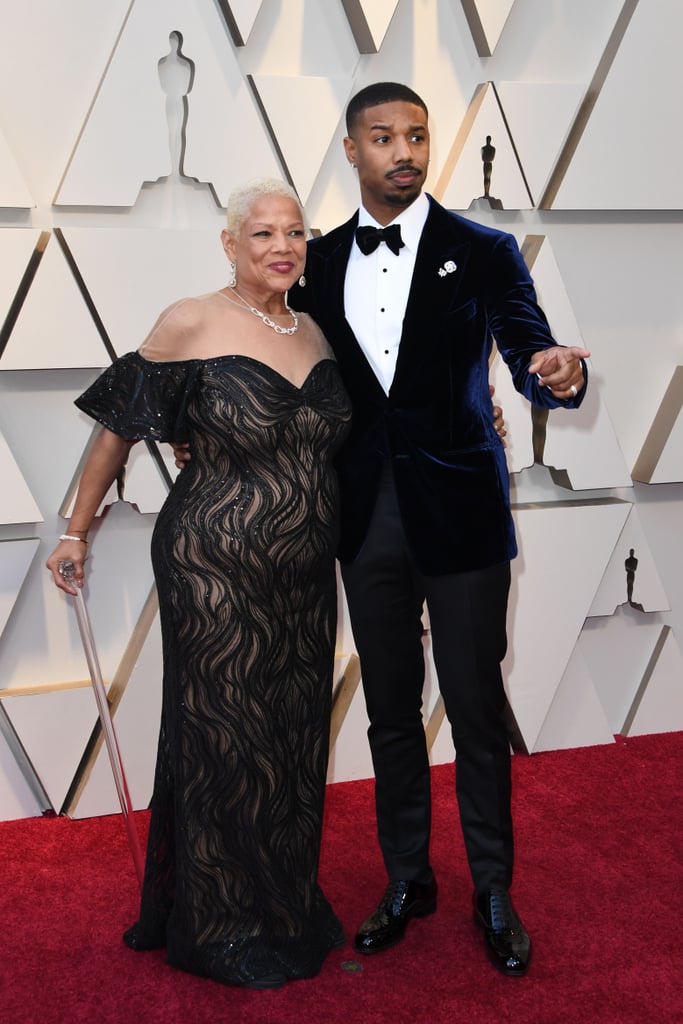 Michael B. Jordan and His Mom at the 2019 Oscars ...