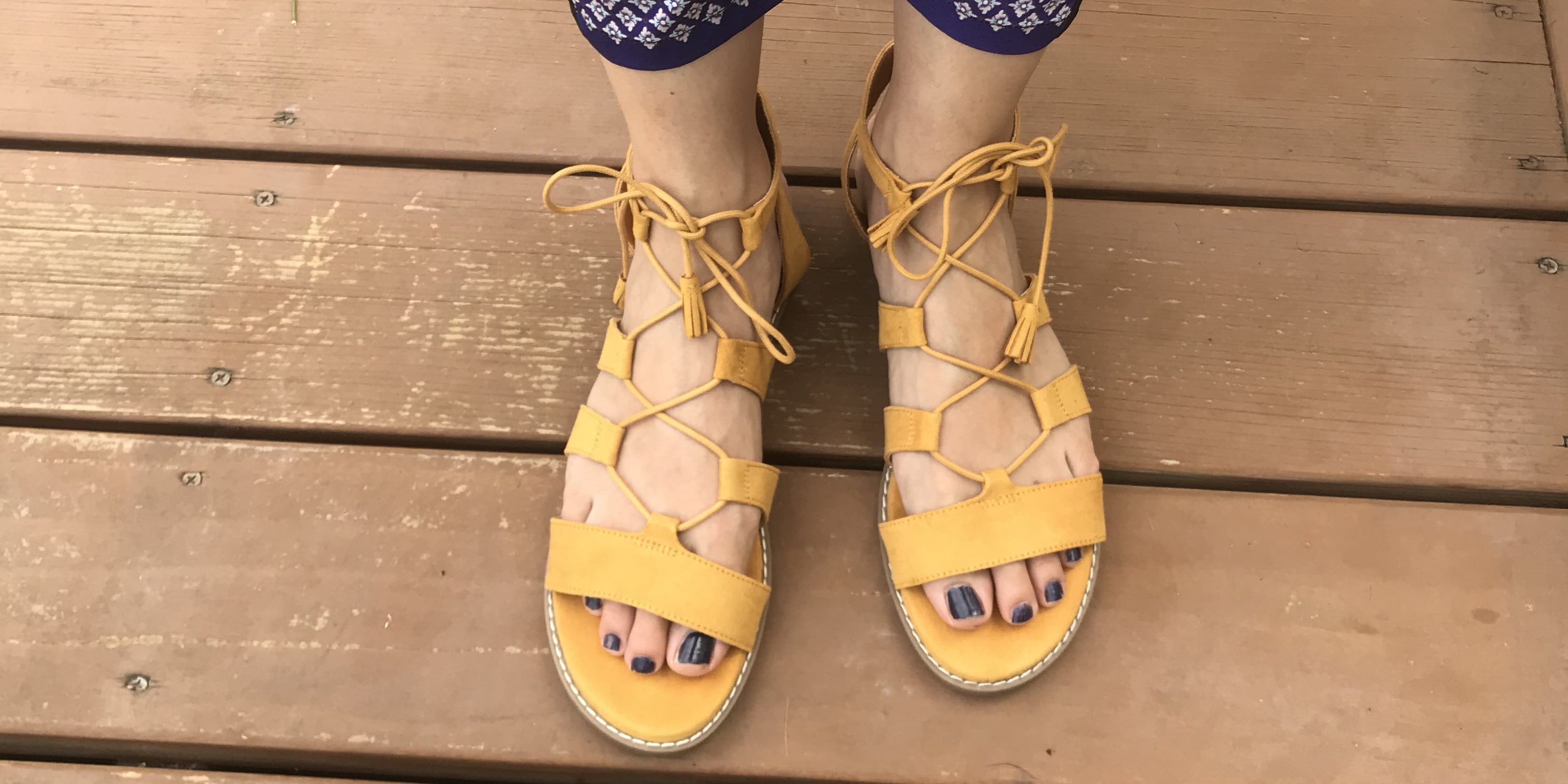 Old navy outlet mustard sandals