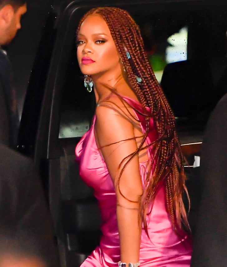 Rihanna in Long Knotless Box Braids (Colour 35) | 15 ... It's a great look that these braids are jumbo which gives you a completely different look.