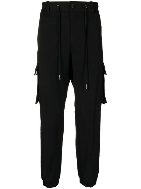 Songzio Drawstring Tapered Cargo Pants