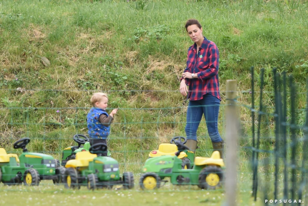 Kate Middleton and Prince George at the Park 2015 Pictures