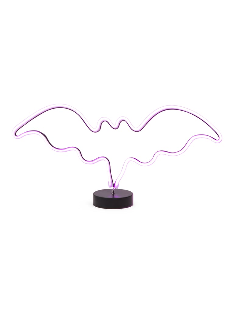 Bat Neon Light With Metal Base