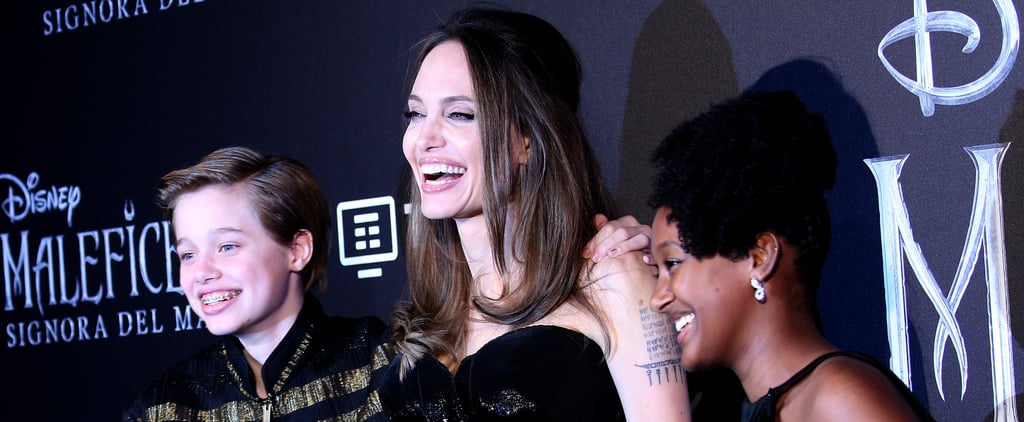 Shiloh and Zahara Join Angelina Jolie at the European Premiere of Maleficent 2