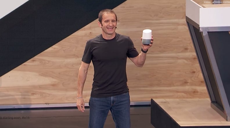 This is the size of Google Home.