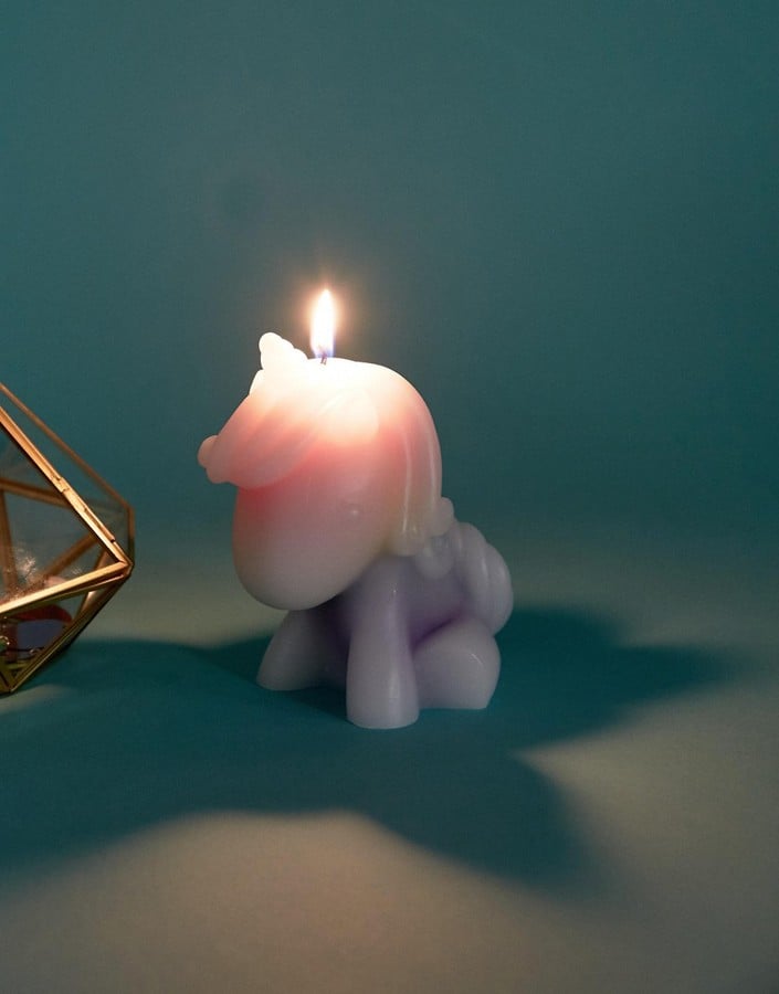 Fizz Creations Unicorn Candle Unicorn Decor Ideas POPSUGAR Home Photo 6