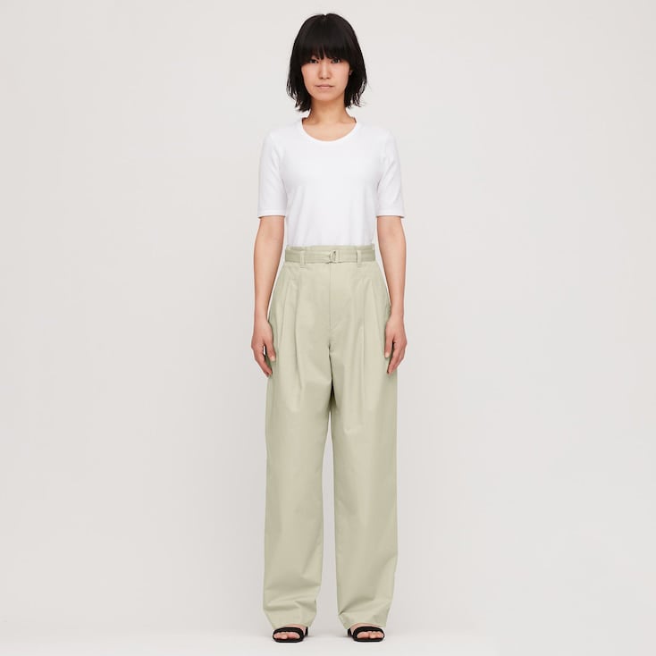 Uniqlo U Cotton Twill Tuck Pants