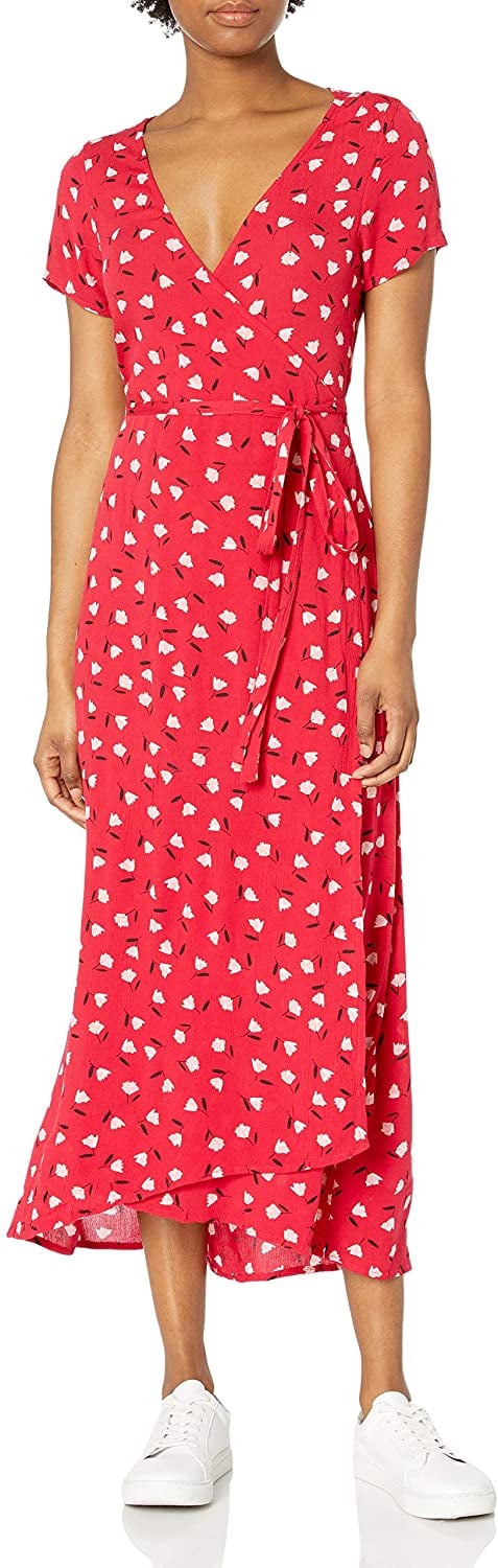 billabong red floral dress