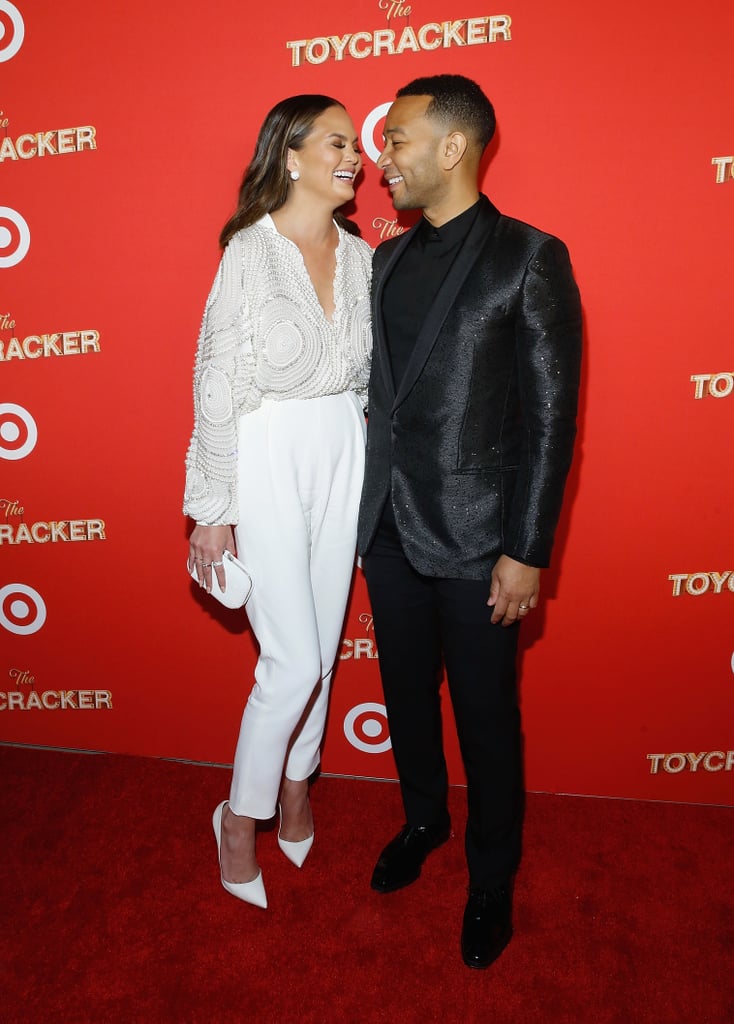 Chrissy Teigen and John Legend at Target's Toycracker Event