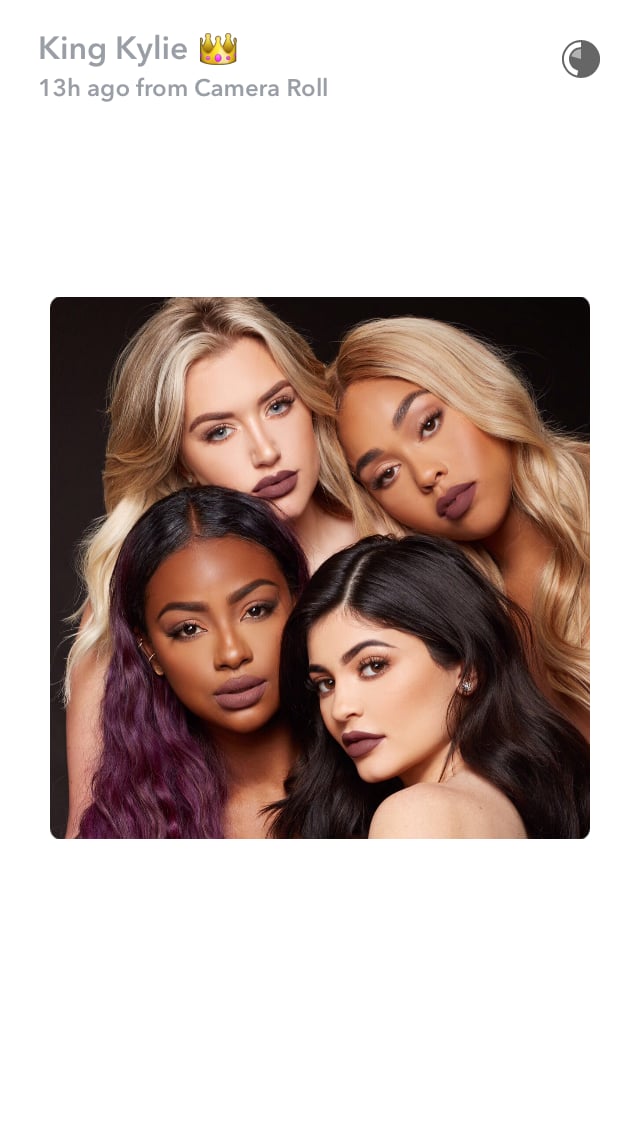 Kylie Lip Kit in Love Bite on Multiple Skin Tones