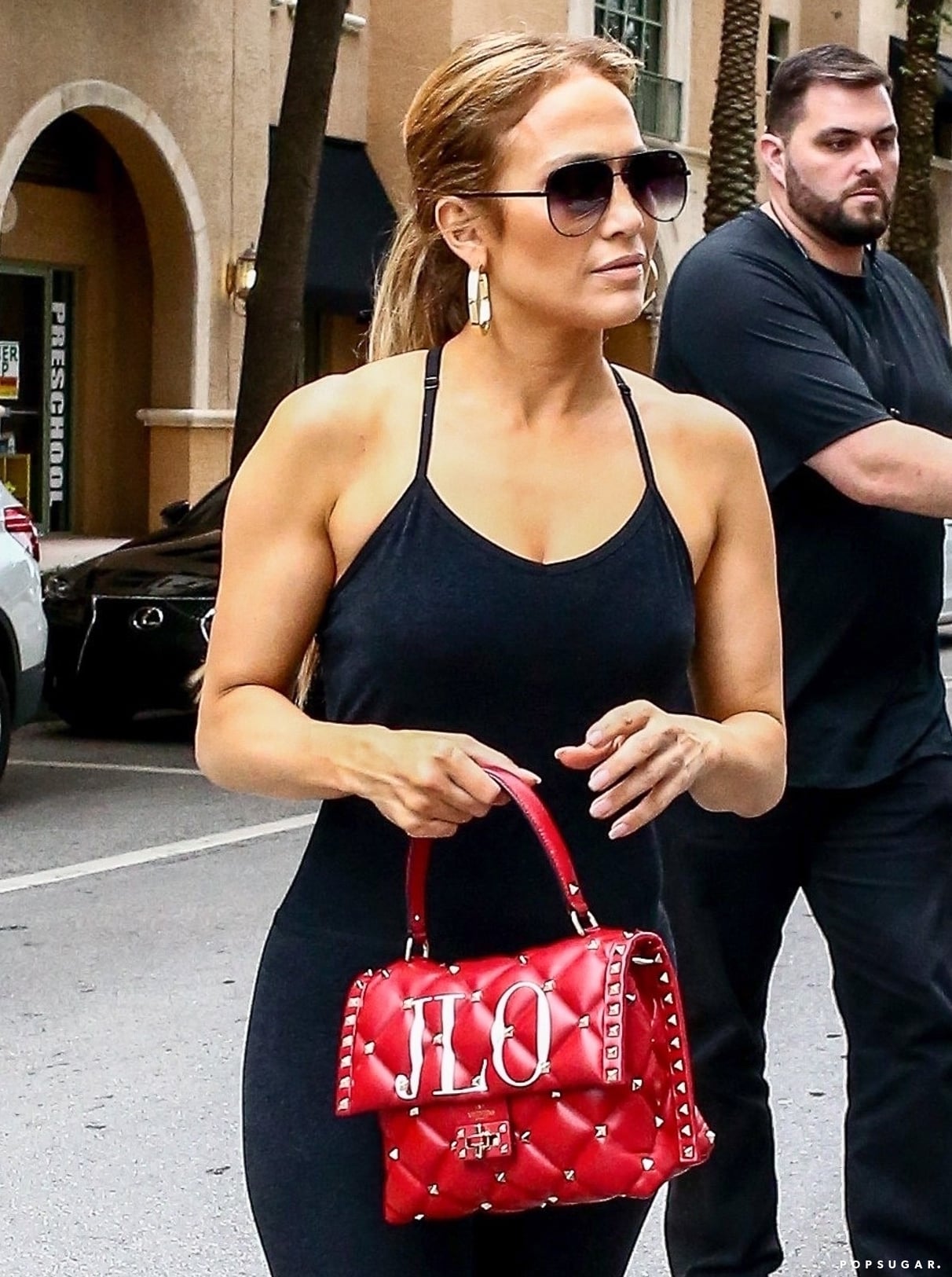 Ekstrem indtryk Skygge Jennifer Lopez J Lo Red Valentino Bag | POPSUGAR Fashion
