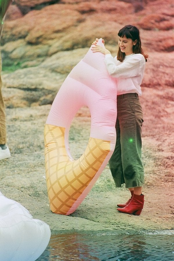 Ice Cream Cone Pool Float