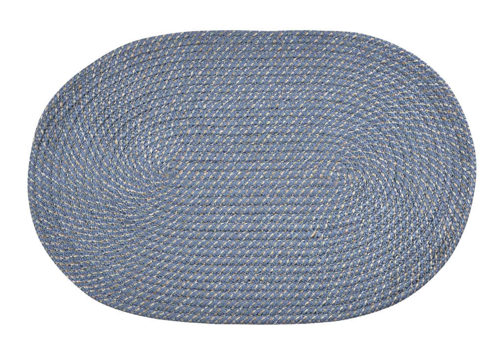 Gratian Braided Wedgewood Blue Area Rug
