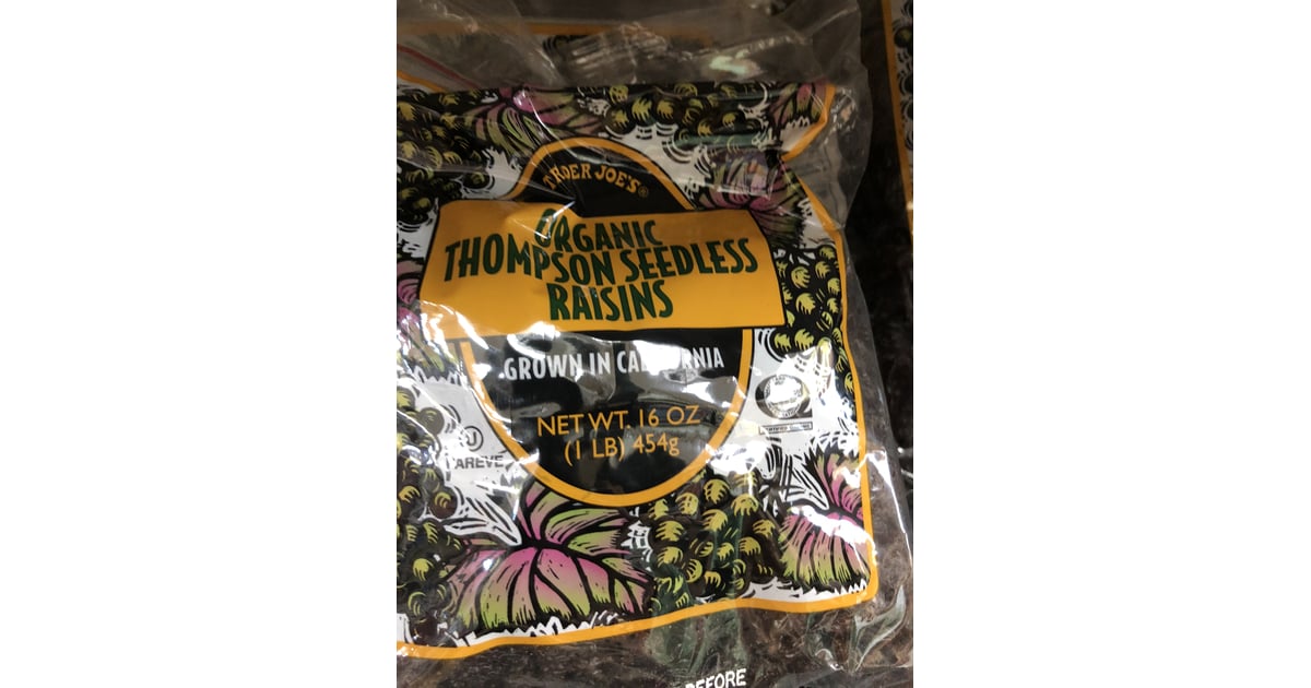 Organic Raisins Trader Joe's Healthy Baking Products POPSUGAR