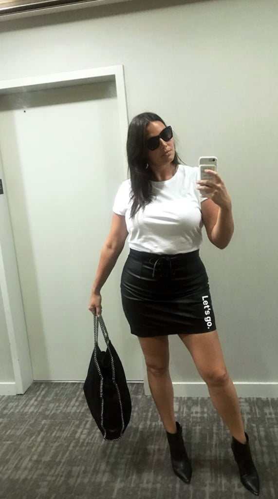 Candice Huffine Posed For a Mirror Selfie on Her Way Out the Door ...