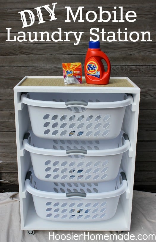 DIY Mobile Laundry Station POPSUGAR Home