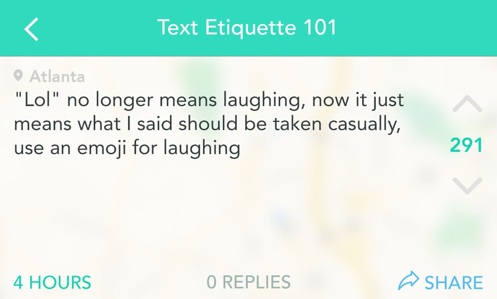 Thou shalt not abstain from using emoji to express emotions.
