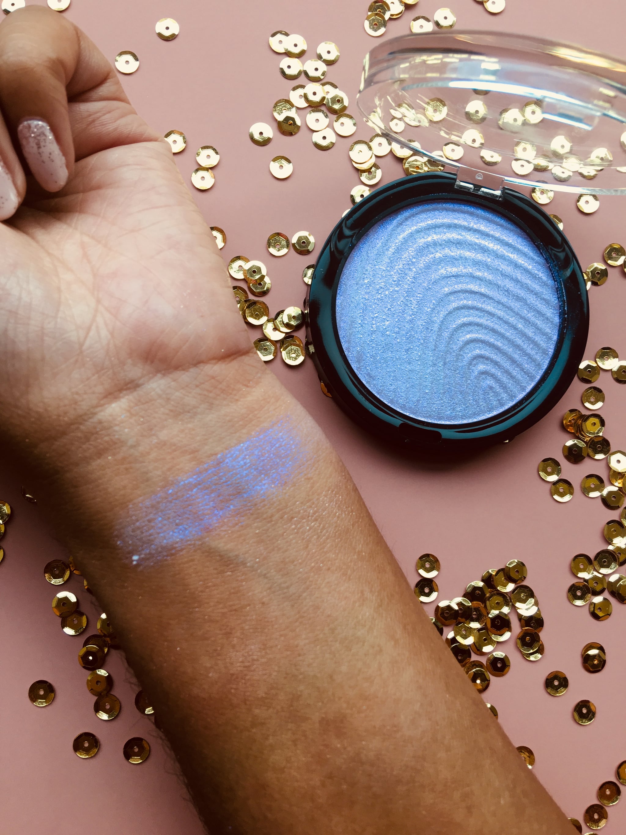 Master Holographic Highlighter in Purple Swatch | Exclusive: Maybelline Is Launching 3 New — Including Rose Gold! | Beauty Photo 7