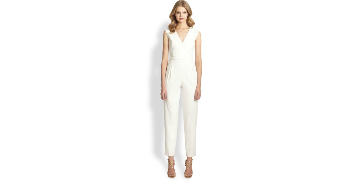 trina turk white jumpsuit