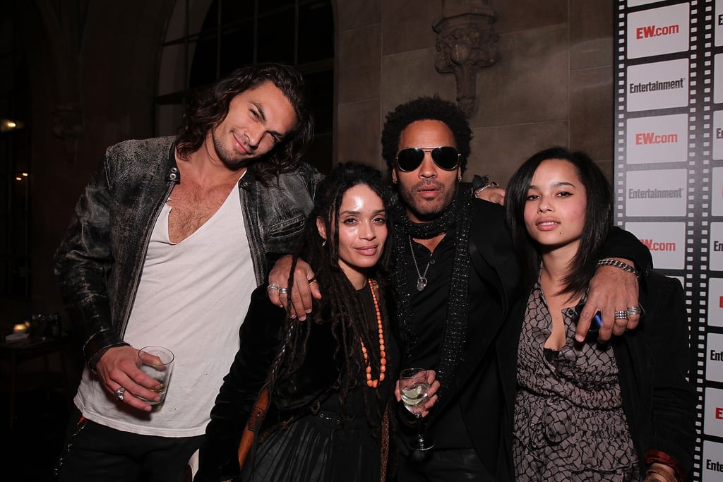 In February 2010, Jason and Lisa joined Zoë and her father, Lenny Kravitz, for a party in LA.