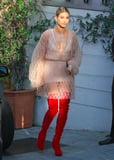 Hailey Baldwin's Very Sexy Boots Are the New Must Have
