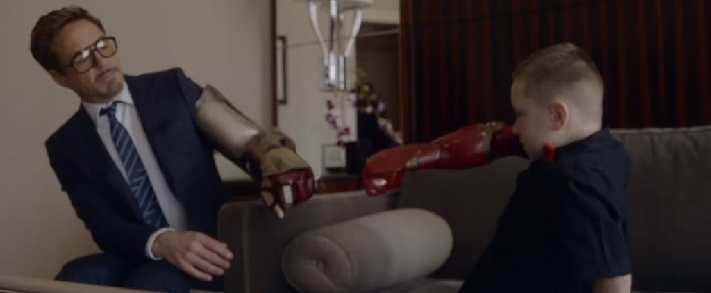 Robert Downey Jr. Gives Bionic Iron Man Arm to Little Boy