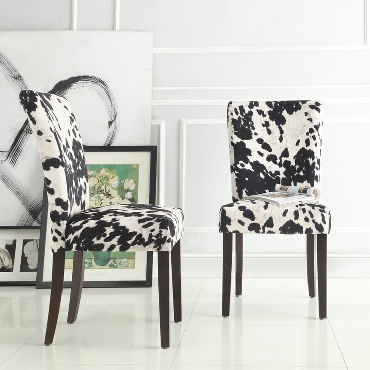 Doerr Upholstered Dining Chair Set of 2 15 Striking Cowhide