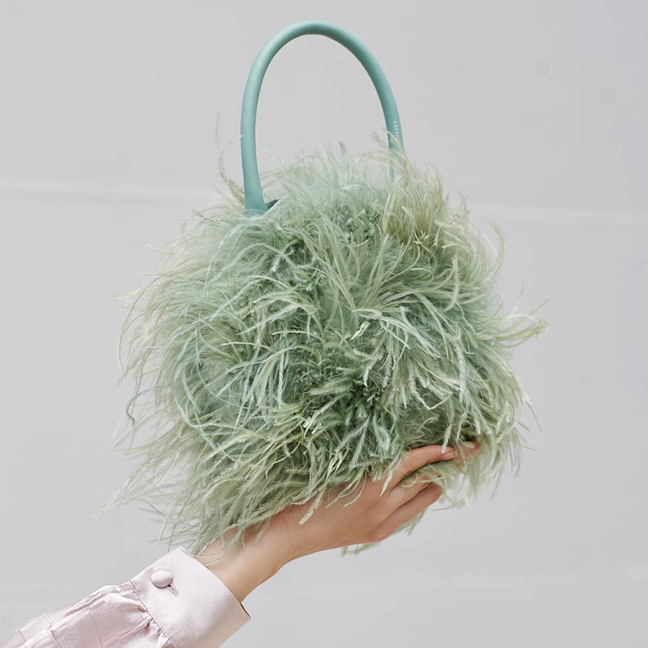 Loeffler randall zadie cheap feather circle tote