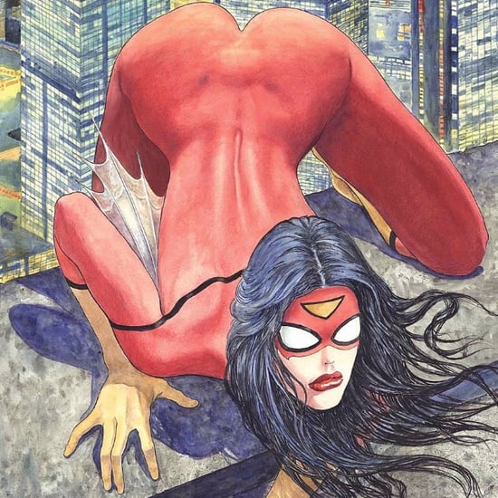 Spider-Woman Comic Butt Cover