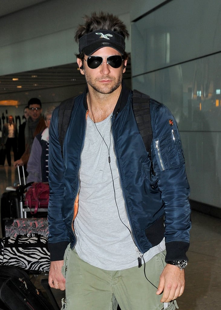 Bradley Cooper Wearing a Visor | Pictures | POPSUGAR Celebrity
