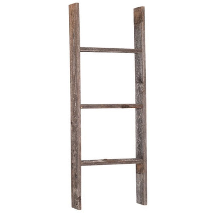 Barnwood Rustic Bookcase Ladder (35) Modern Farmhouse Decor on