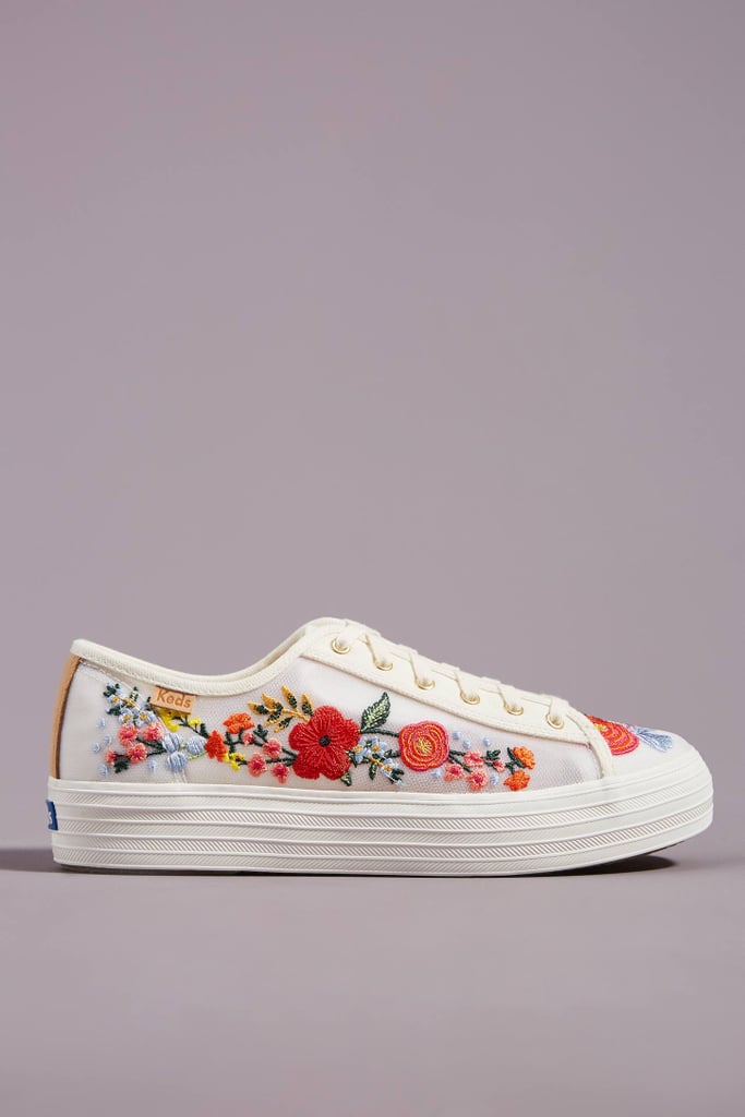 Keds Embroidered Platform Sneakers | New Keds Floral Sneakers 2020 ...