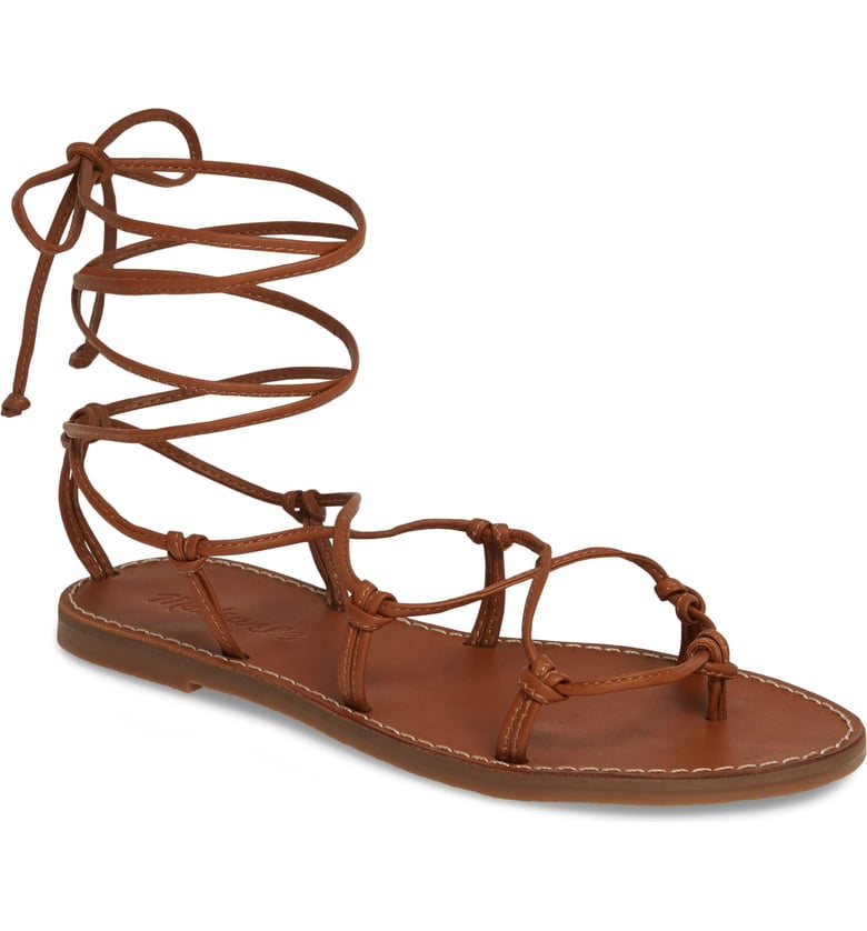 Madewell The Boardwalk Lace-Up Sandals