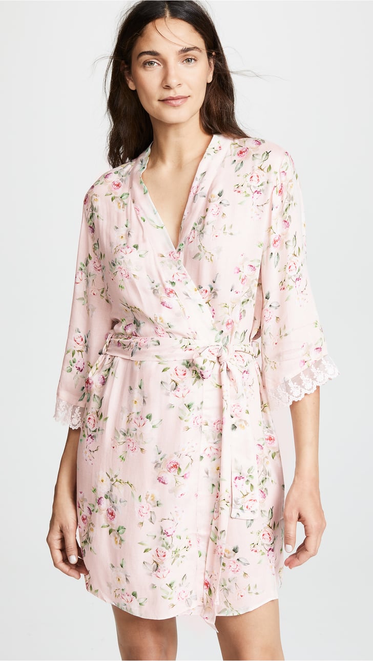 Flora Nikrooz Rose Printed Robe | Best Bathrobes For Women Gifts ...