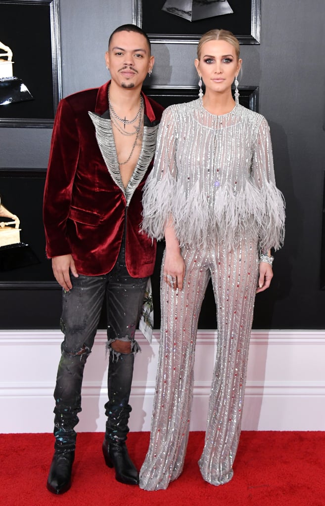 Ashlee Simpson Georges Chakra Jumpsuit 2019 Grammys