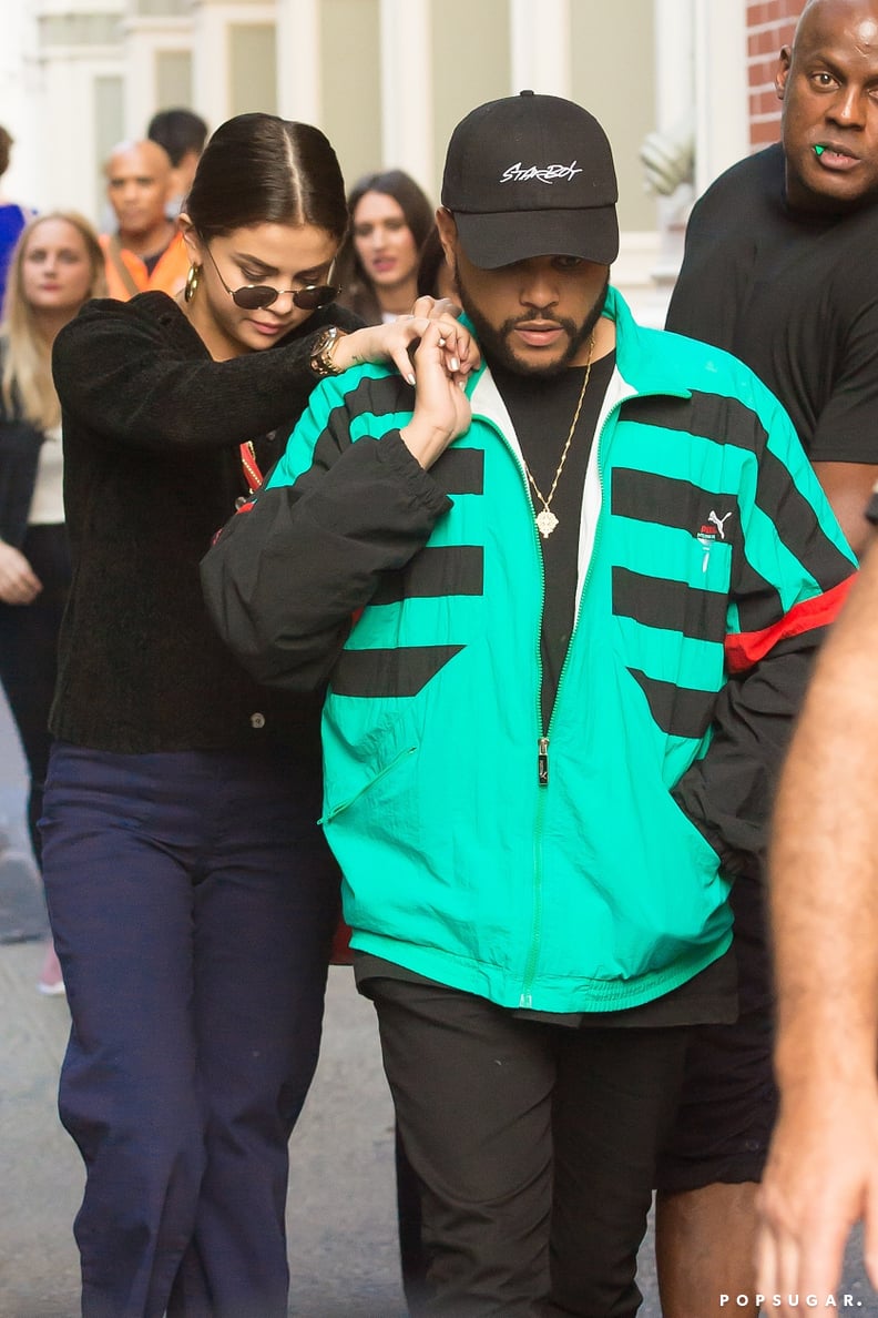 The Weeknd Adorably Led the Way For Selena in NYC