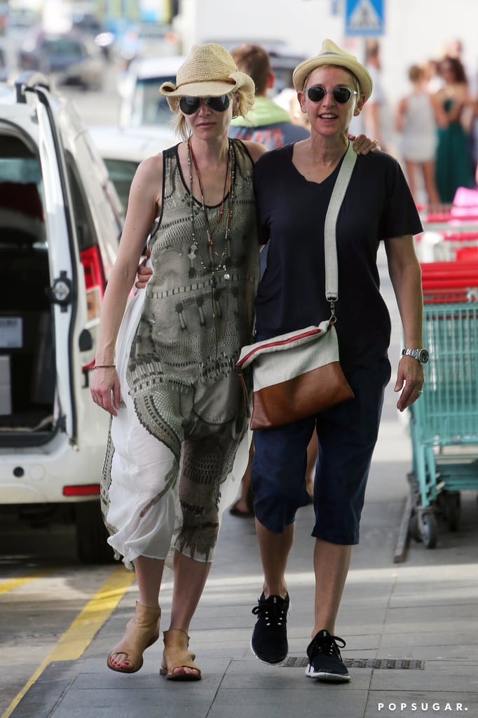 Ellen DeGeneres and Portia de Rossi in St. Barts 2015