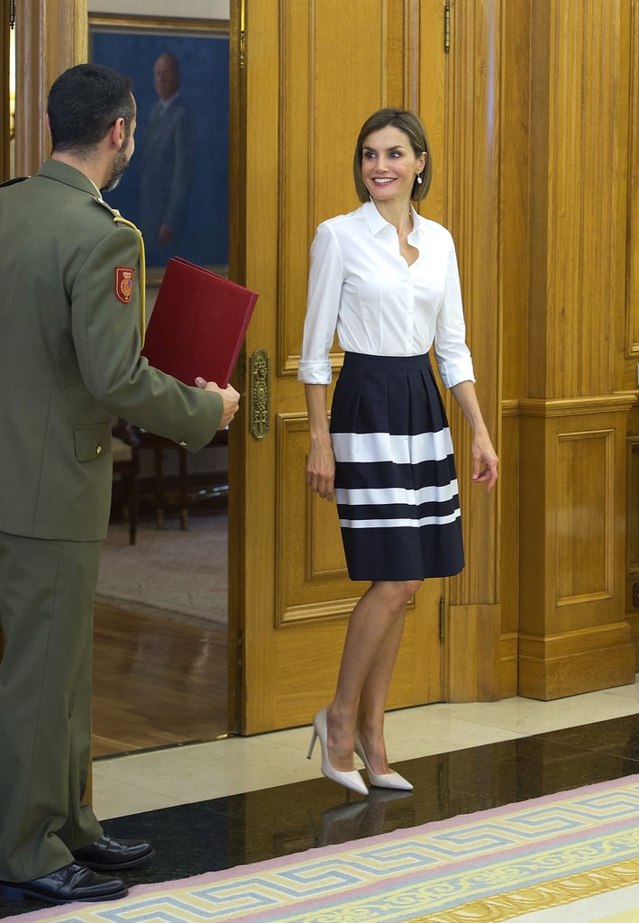 Queen Letizia Fall Work Outfit