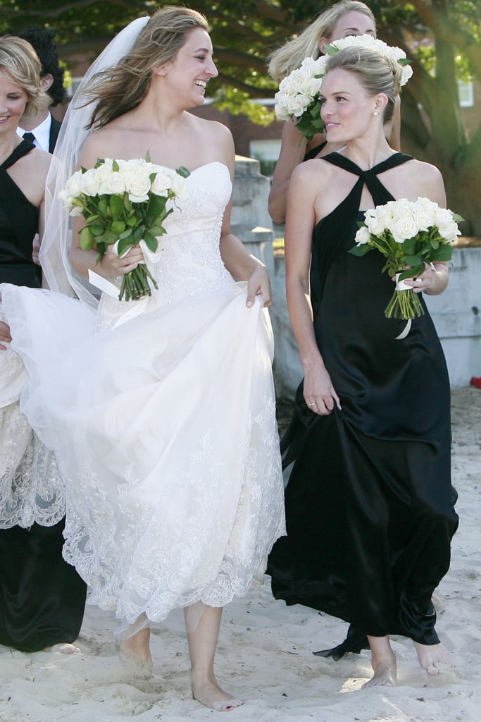 Kate Bosworth shared a moment with the bride at a March ...