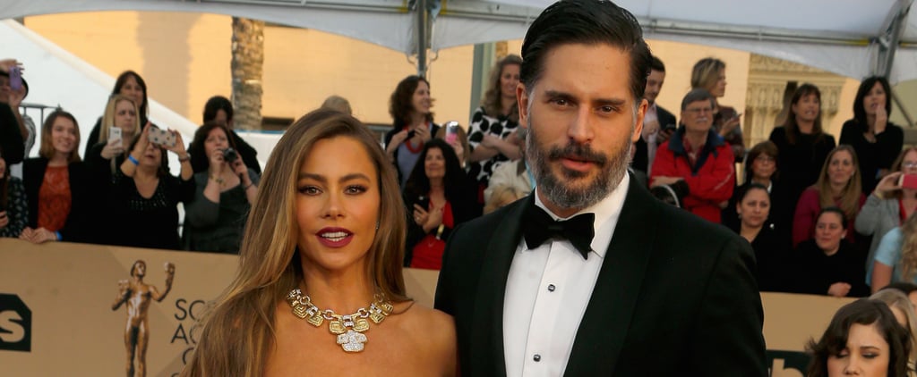 Sofia Vergara and Joe Manganiello at the SAG Awards 2016