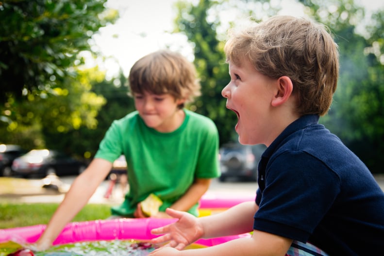 Have a water fight in the backyard.