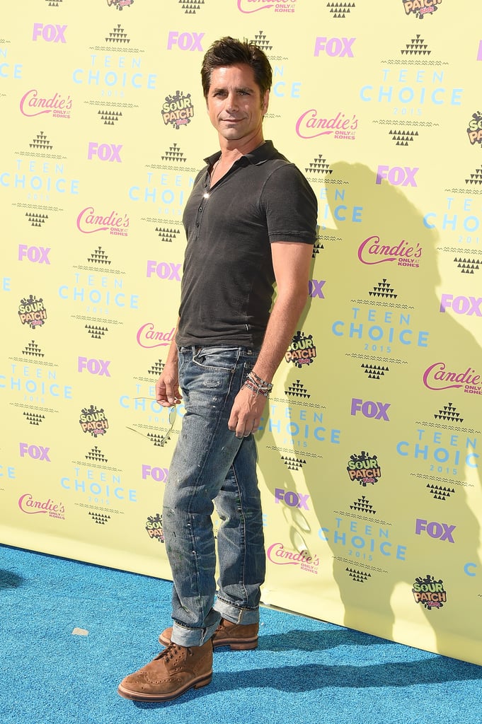 John Stamos and Wiz Khalifa at Teen Choice Awards 2015