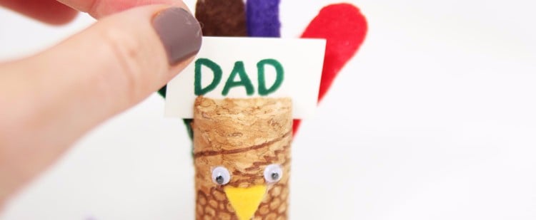 DIY Turkey Place Card Holders